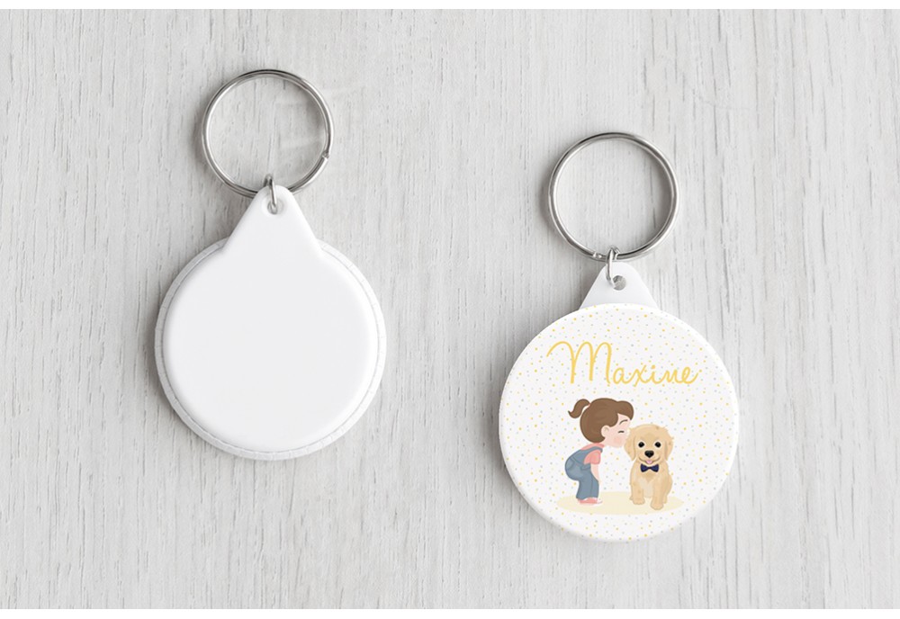 Meisje met lieve hond Meisje met lieve hond